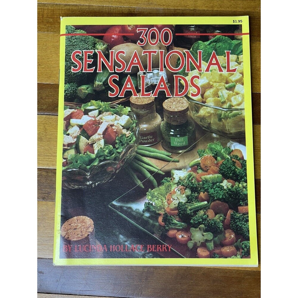 300 Sensational Salads by Lucinda Hollace Berry 1982 Paperback Newpaper Pamphlet